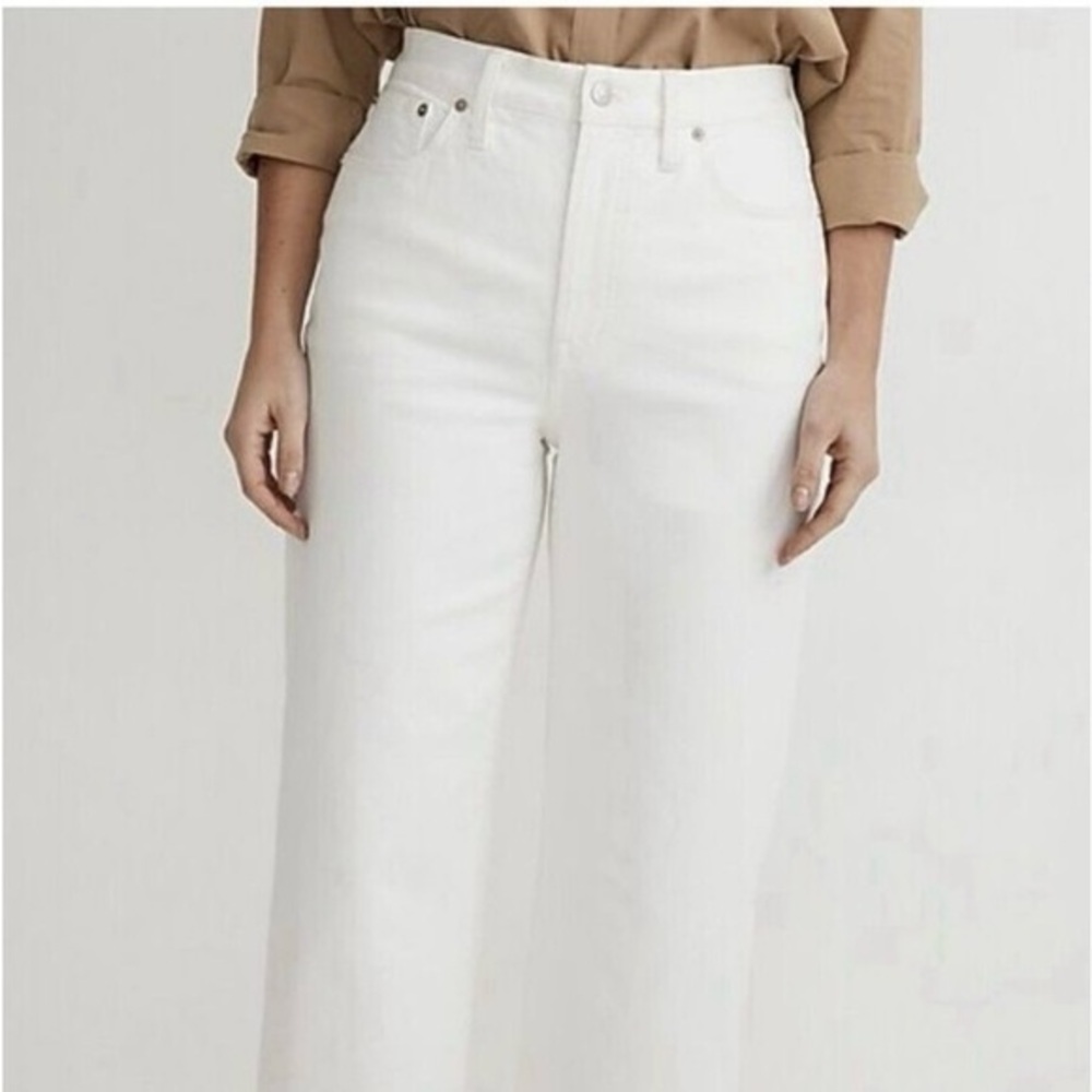 Madewell The Perfect Vintage Wide-leg Jean High Rise in Black Size 29.